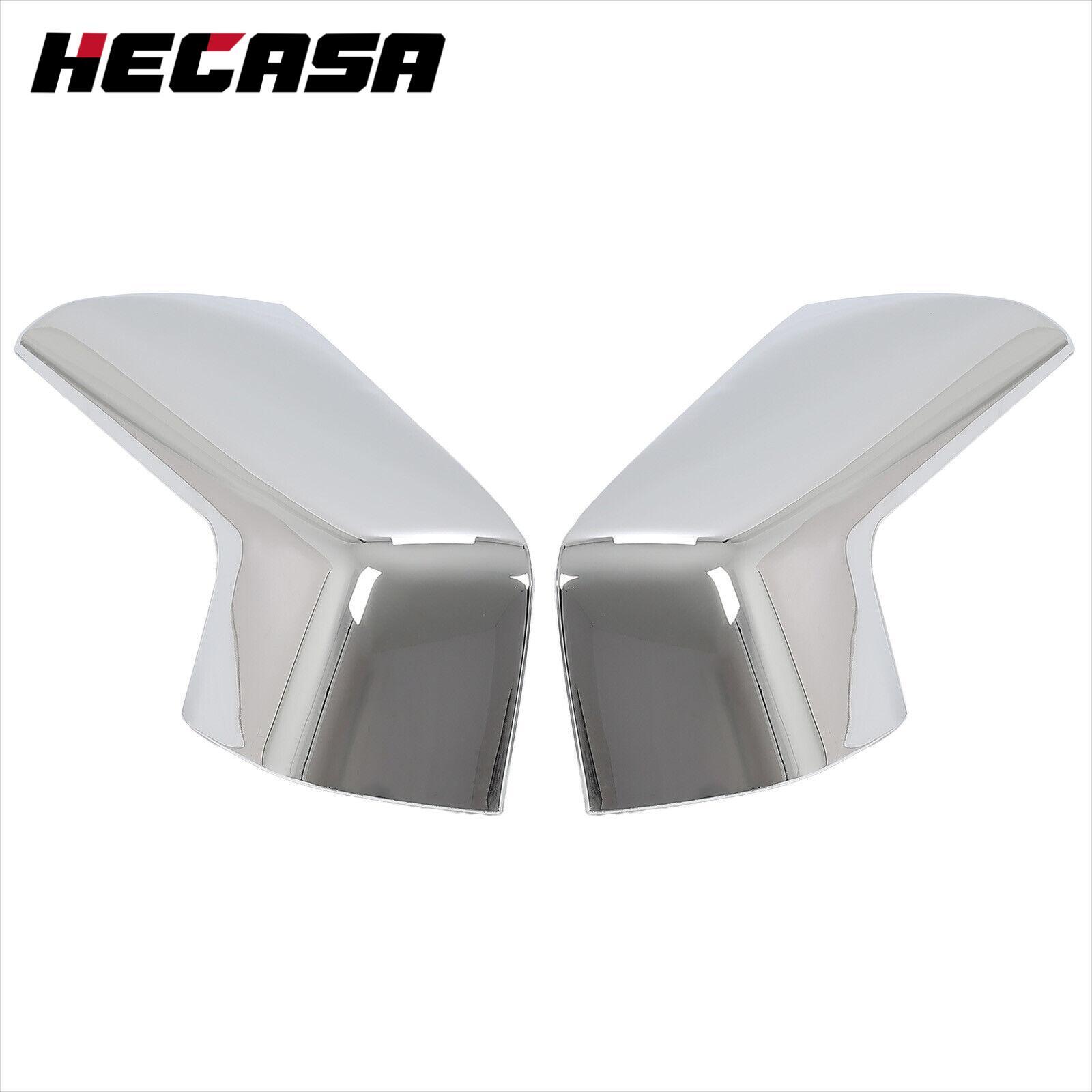 For Chevy Silverado / GMC Sierra 1500 2019-2024 Chrome Top Half Mirror Covers