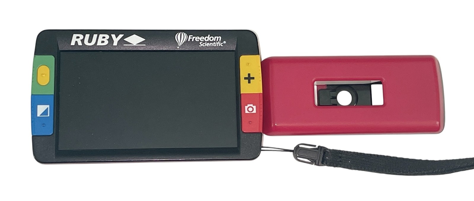 Freedom Scientific RUBY Handheld Video Magnifier Low Vision Aid Case Box READ
