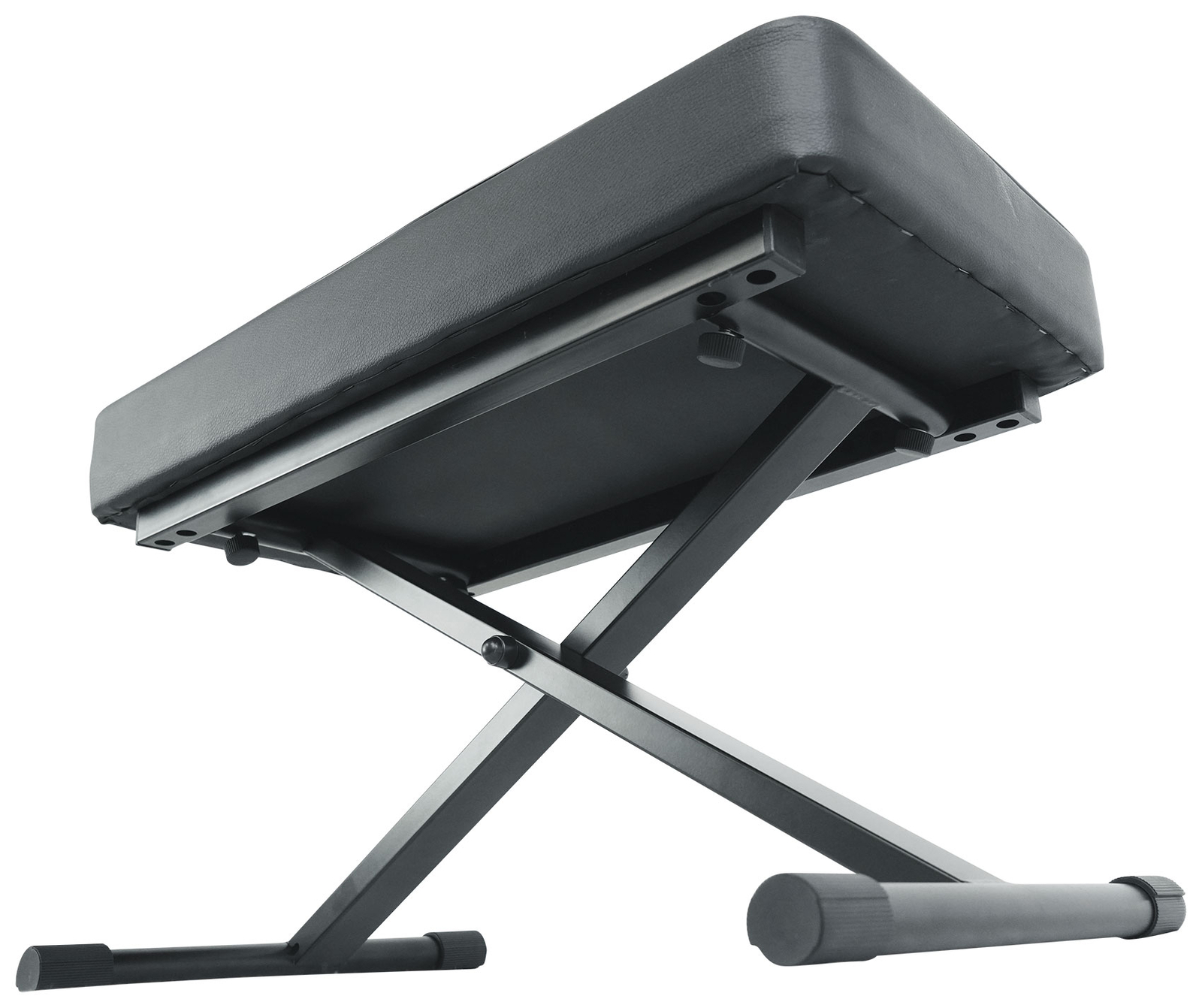 Rockville RKB61 V2 Extra Thick Padded Foldable Keyboard Bench w/ Quick-Release