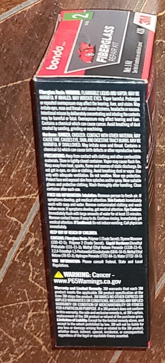 BONDO Fiberglass Staged 2 Repair Kit #420