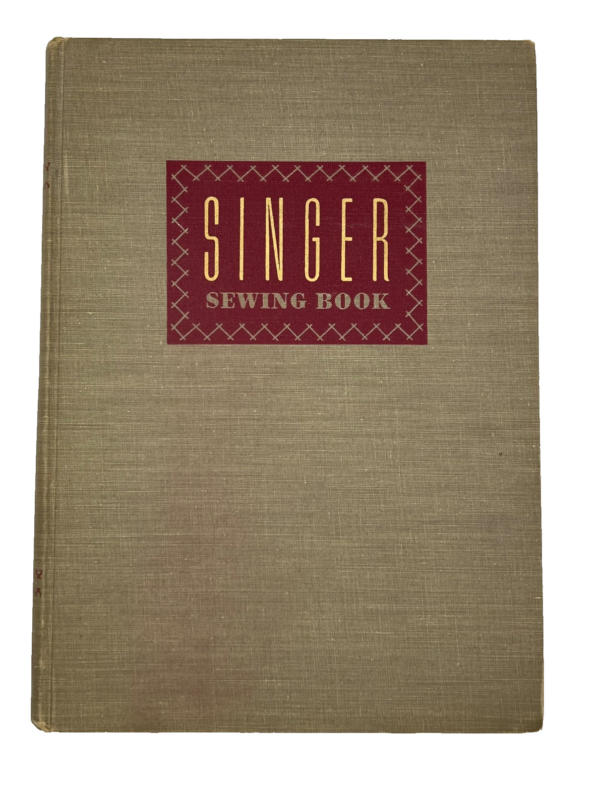 Vintage 1950 SINGER SEWING BOOK Illustrated Home Techniques By Mary Picken HC