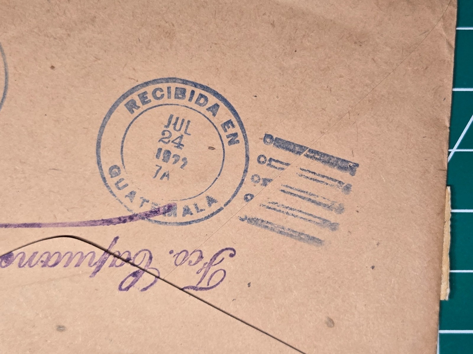 1922 Guatemala 1.50 Peso Cover to USA – 1902 National Symbols Issue