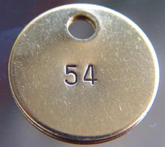 Round Blank Brass ID tags Pets Keys Tools Valves 1",1-1/4",1-1/2",2" Made in USA