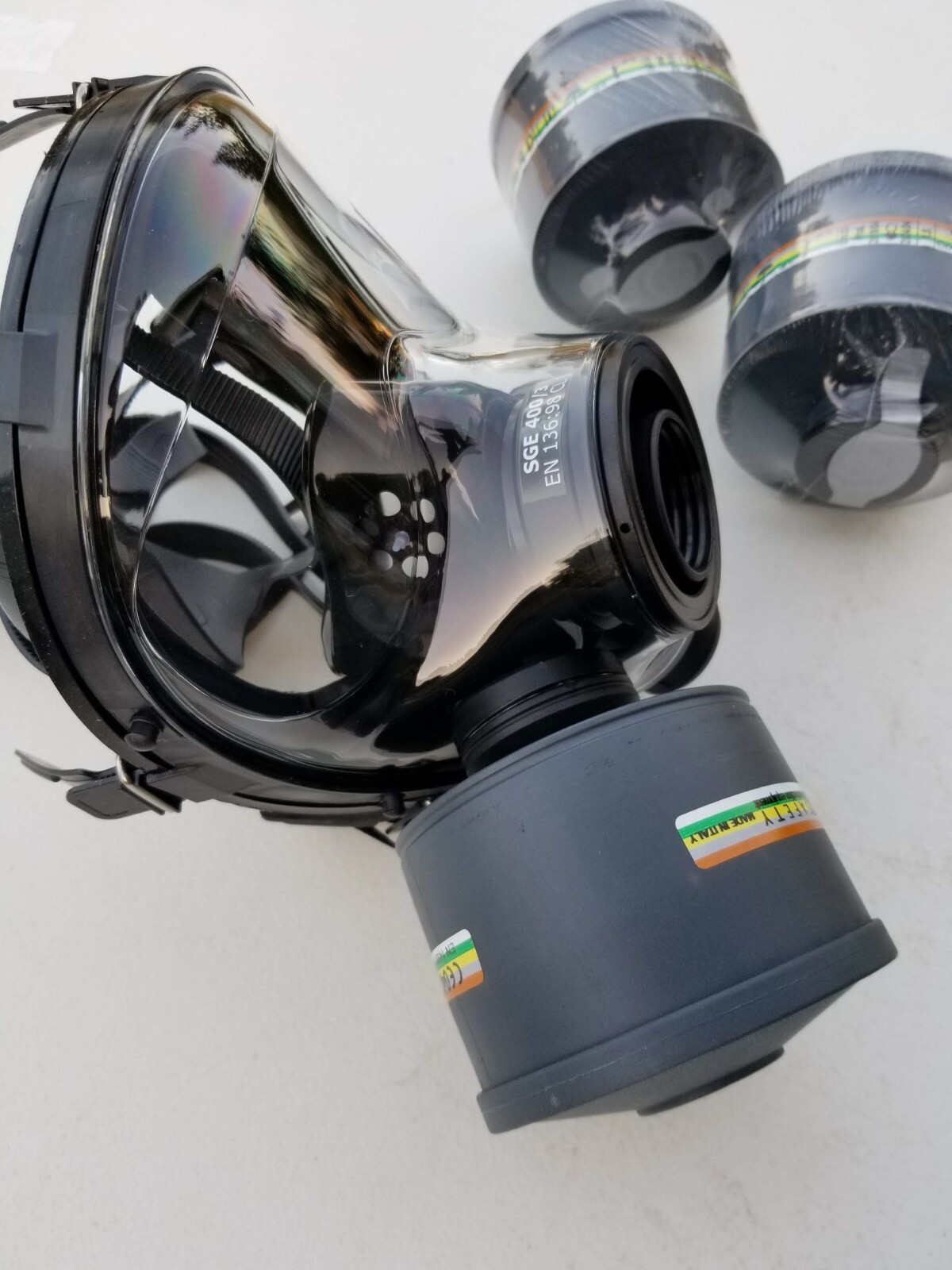 NATO 40mm NBC/CBRN Gas Mask Filter 3-Pak Newest Avail 5yr Shelf-Life Exp 4/2027