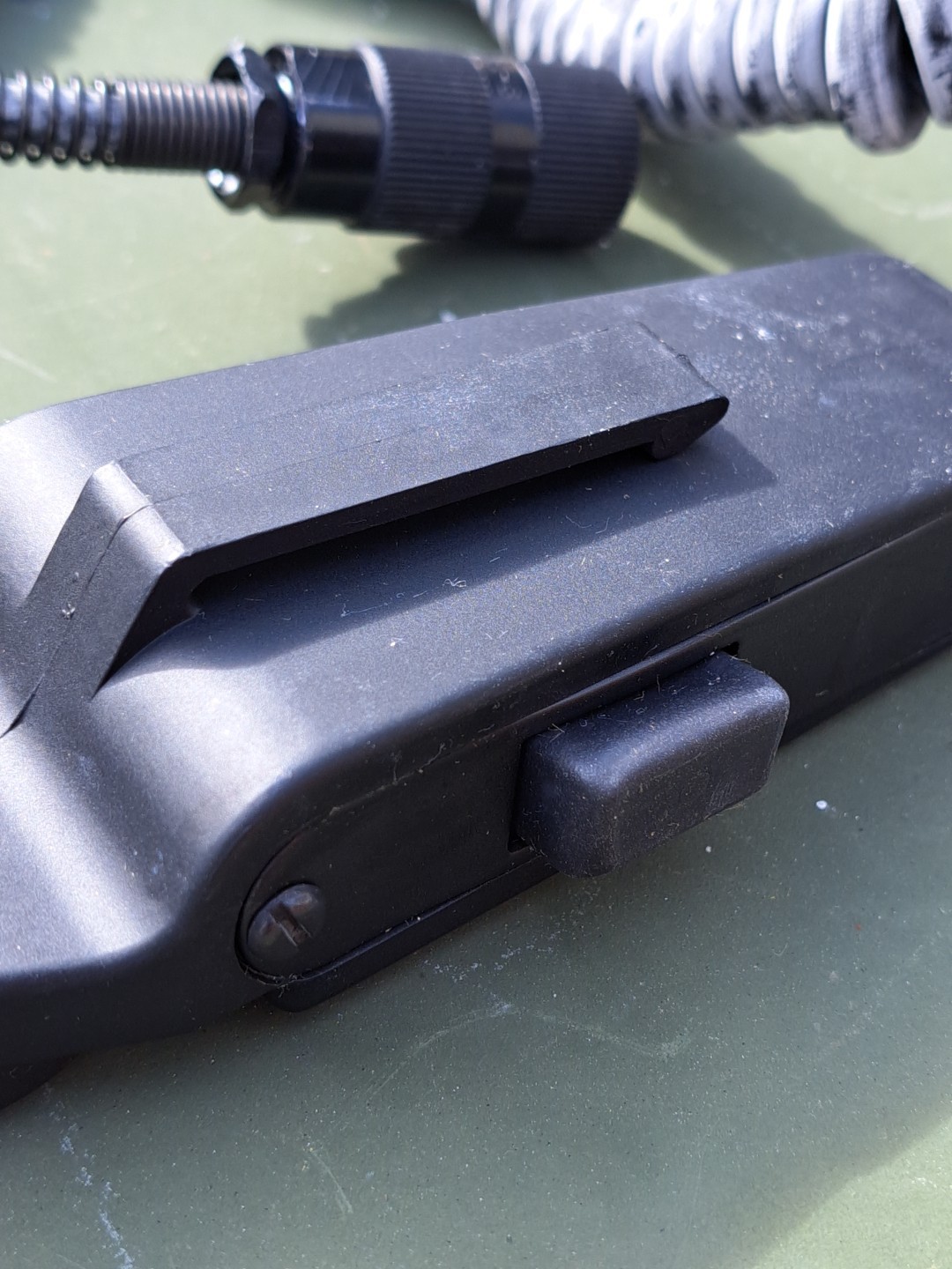 NOS Vintage M80/U Dynamic Radio Microphone Handset ARMY NAVY Old Style Plug M80