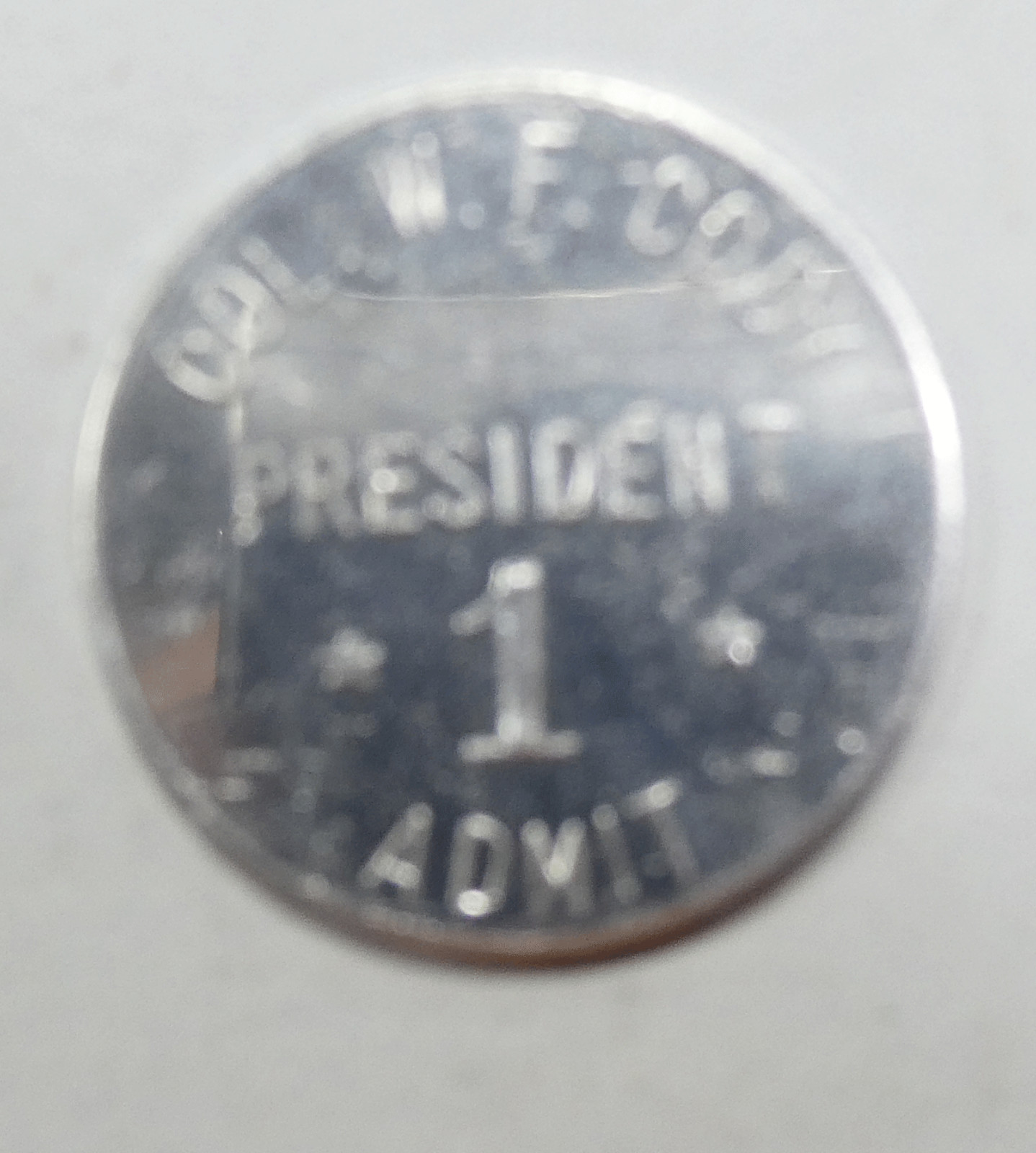 Buffalo Bill Wild West Show 1900 4 admission tokens Col W F Cody