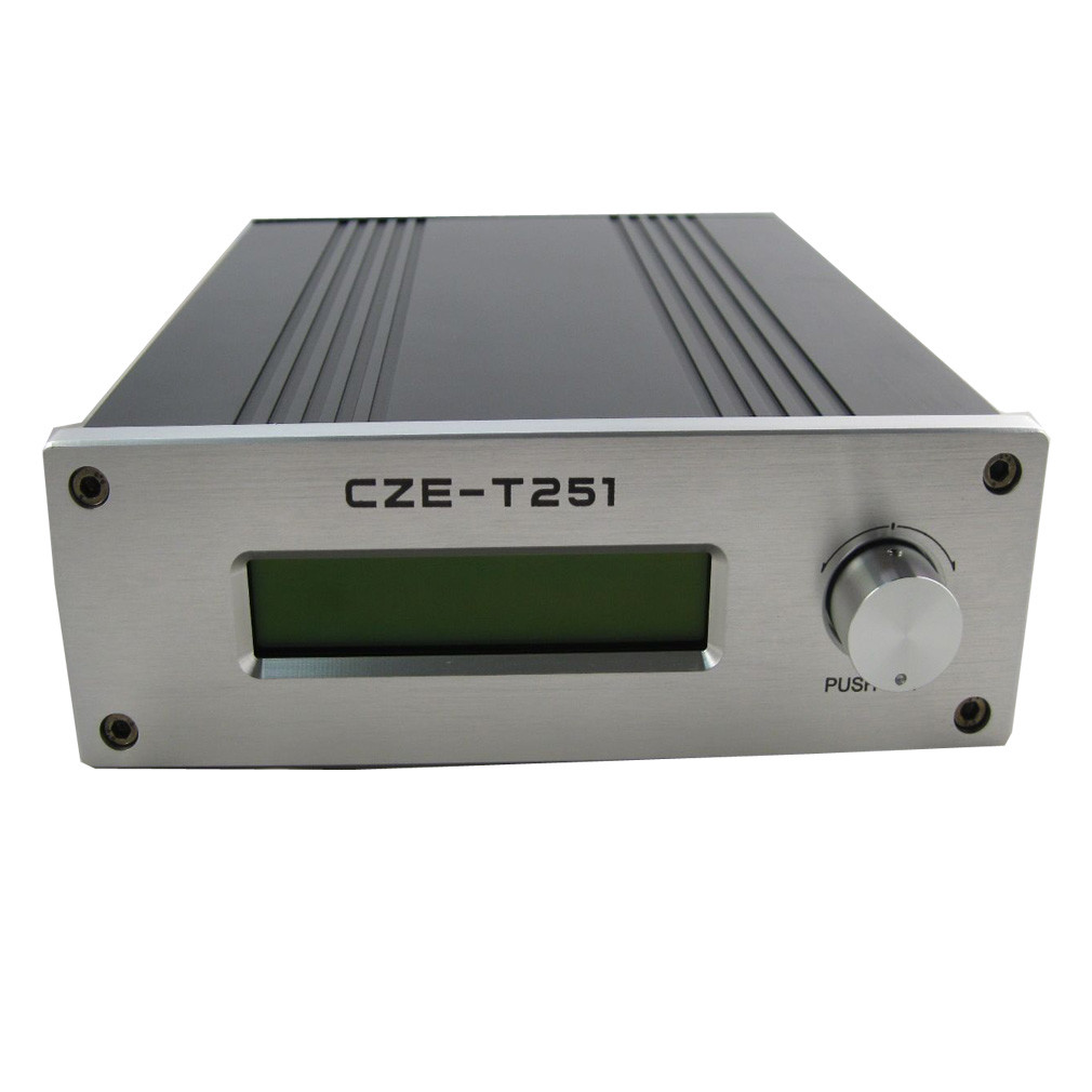 CZE-T251 25W FM transmitter stereo Professional broadcast adjustable 0-25W+Power