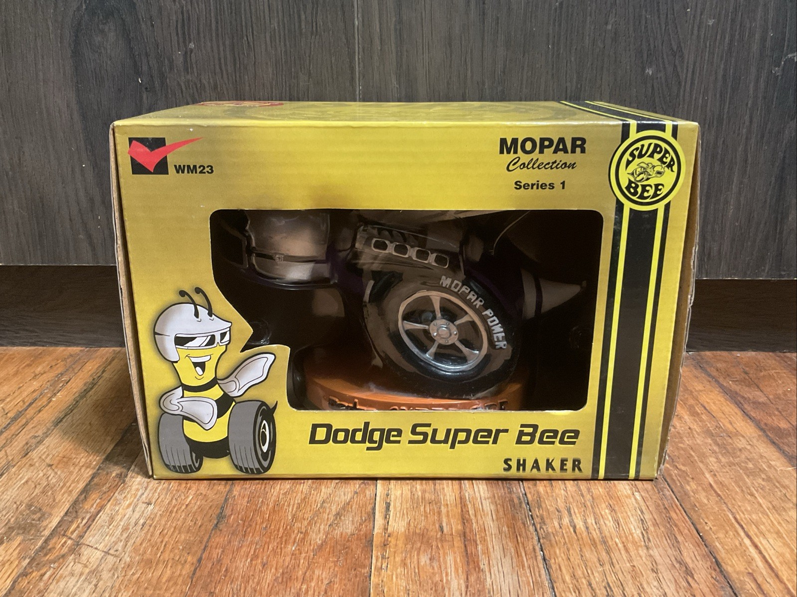 New Dodge Super Bee Bobblehead Purple Plum Bent Rod Garage Shaker Mopar