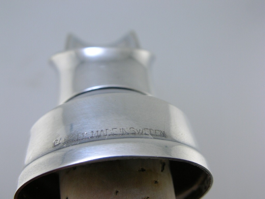 TIFFANY & CO Sterling BAMBOO Wine Bottle Stopper & Spout / Pourer w/ Box