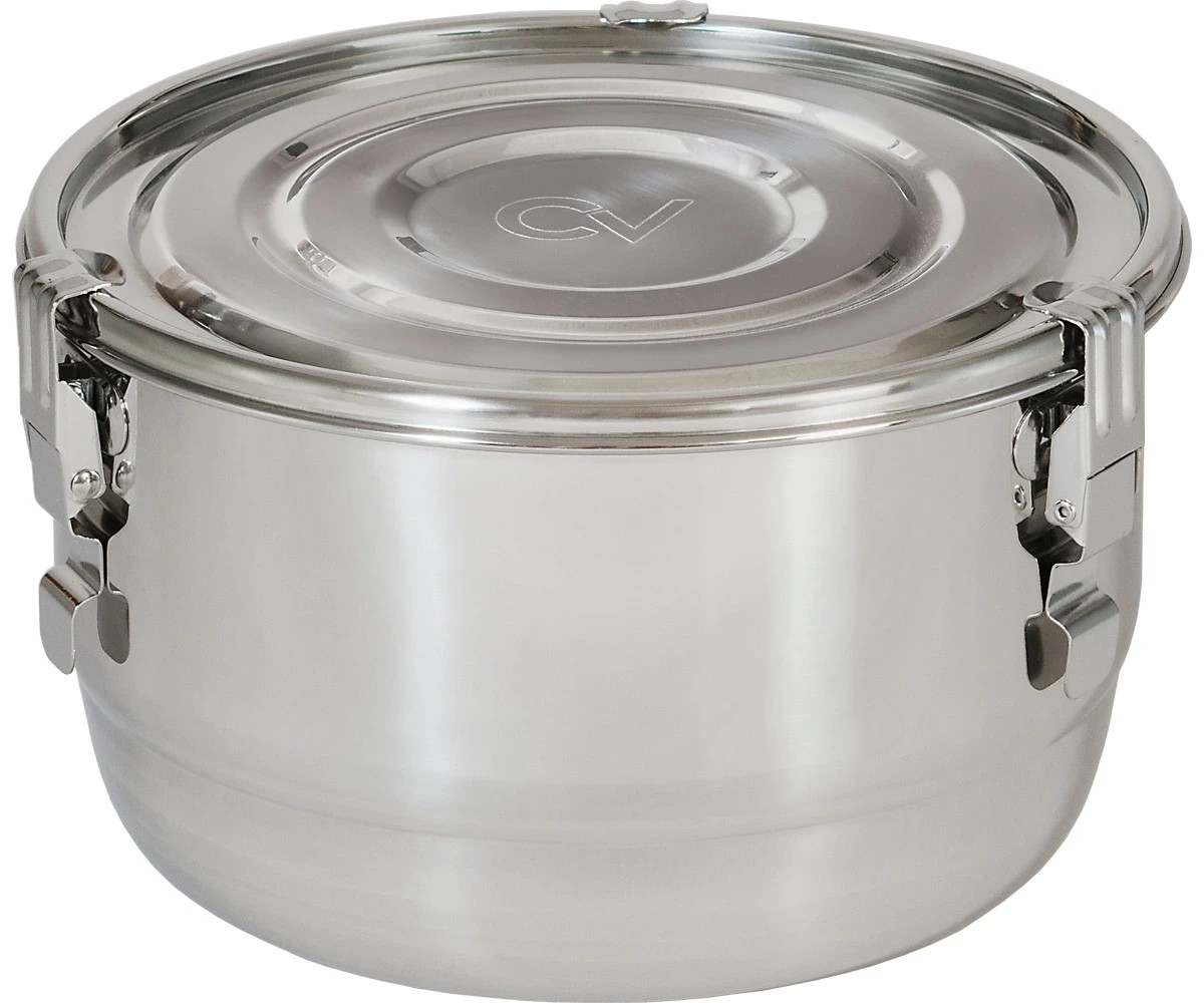CVault 4-LITER Humidity Control Airtight Stash Metal Container + Humidipack
