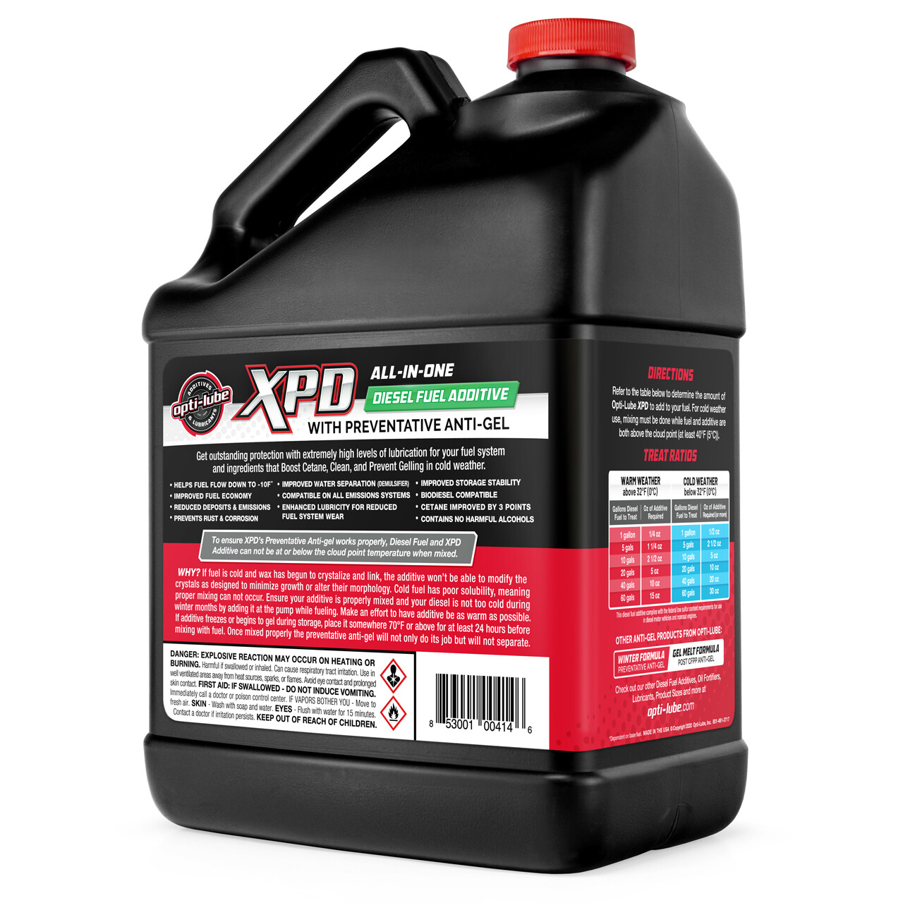 Opti-Lube XPD Formula Diesel Fuel Additive: 1 Gallon with Accessories