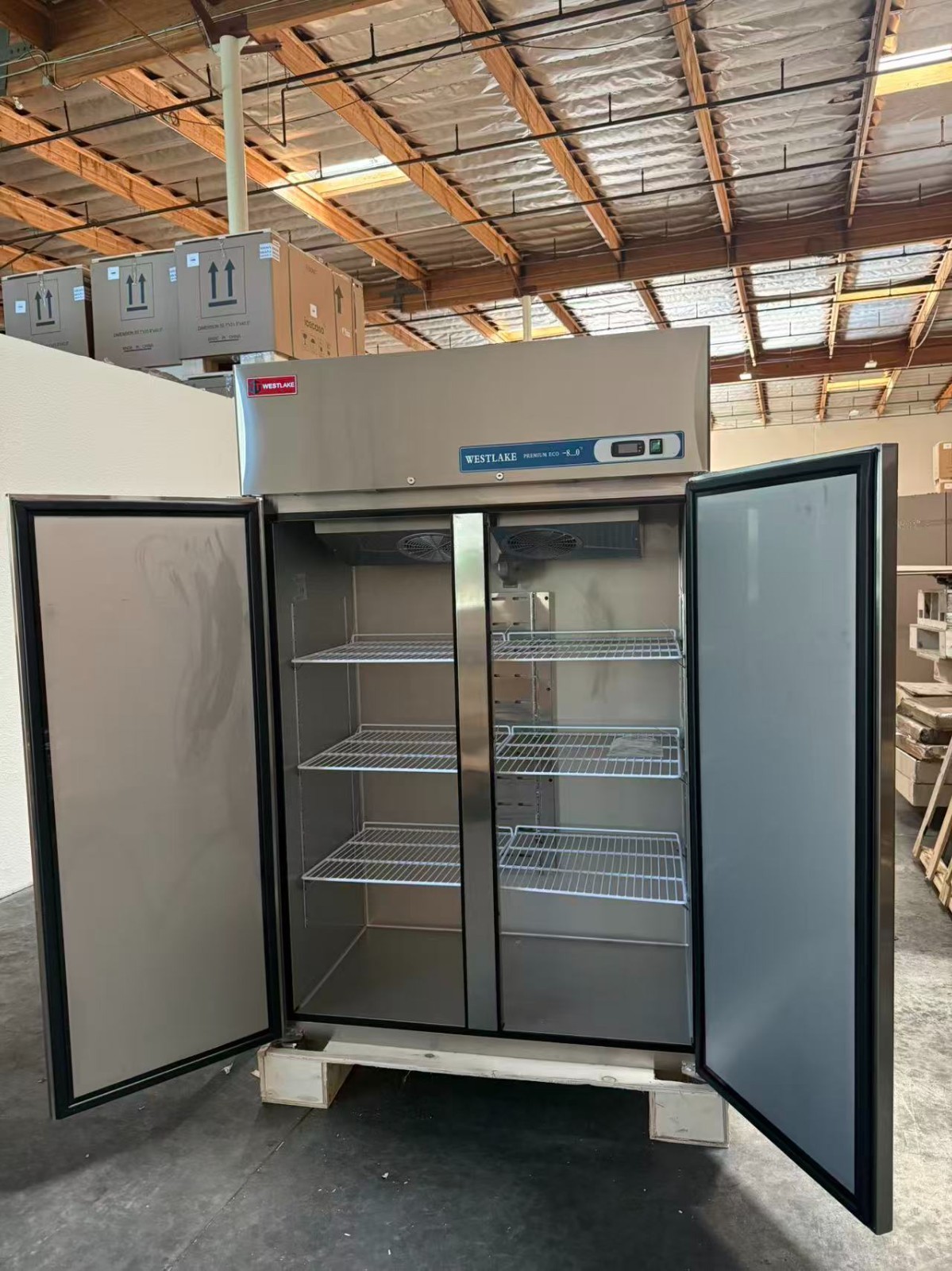 WESTLAKE 48" 2-Door Commercial Reach-In Freezer, 36 Cu.ft – Dents