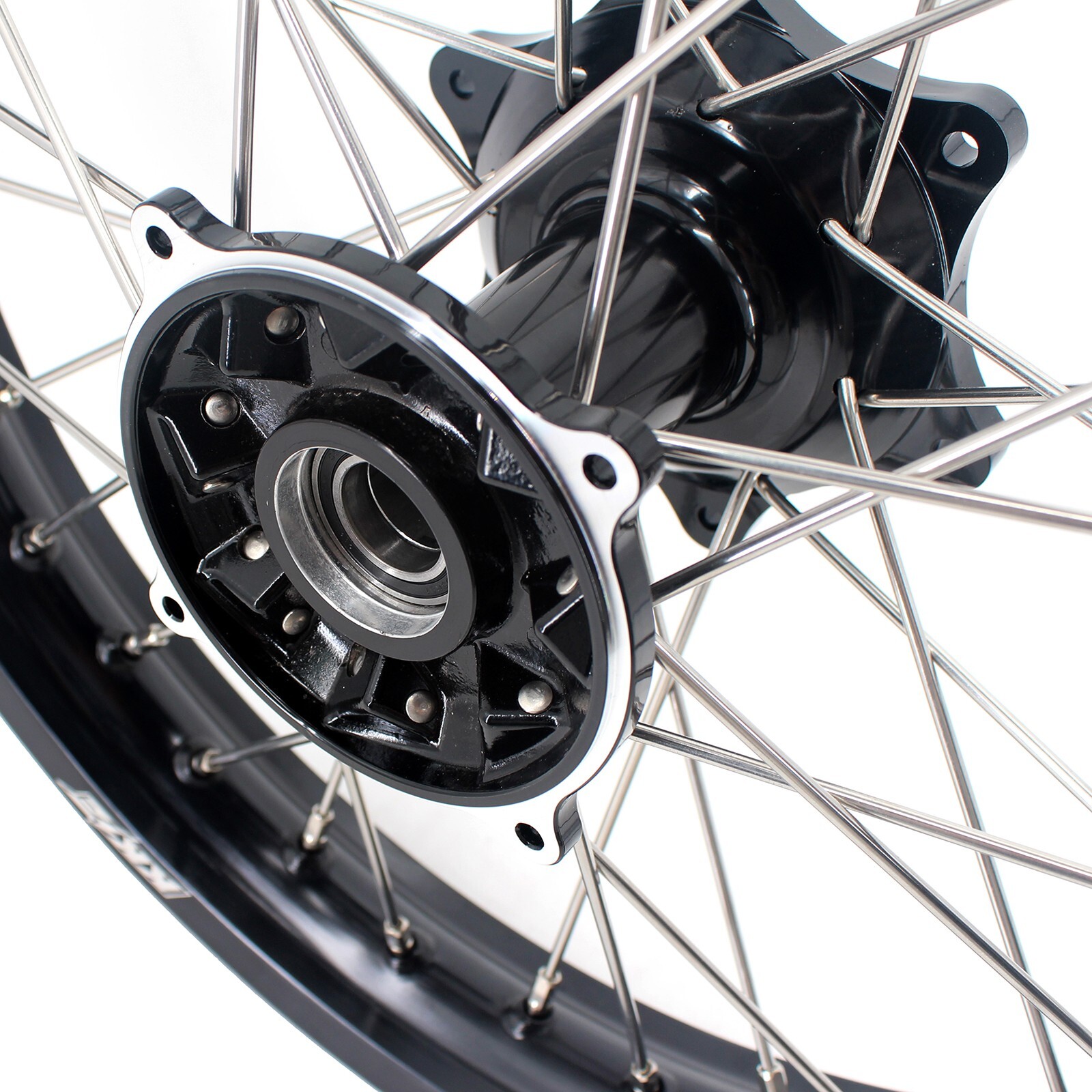 KKE 21/19" Cast MX Wheels Fit Honda CR125R CR250R 1995-2001 CR500R 1996-01 Black