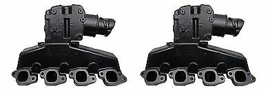 Mercruiser 7.4 L 424 Bravo V8 Exhaust Manifold & riser package set elbow 502 8.2