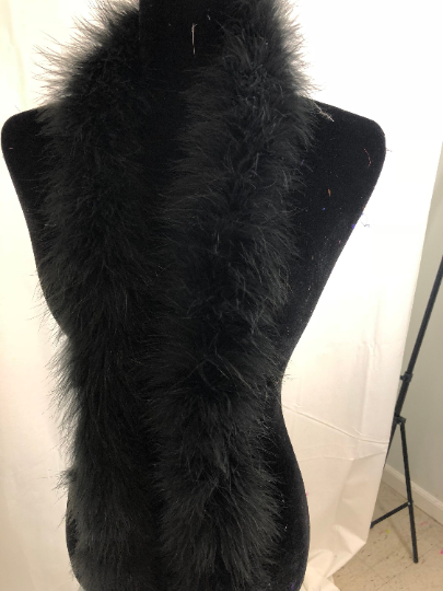 30 Gram Marabou Feather Boa, 2 Yard-Long Dancing Wedding Crafting Party Dress Up