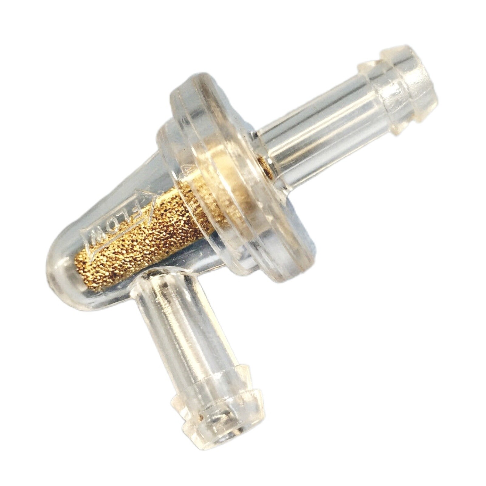 NEW 1/4" COMPACT UNIVERSAL 90 DEGREE VISU FUEL FILTER YAMAHA KAWASAKI HONDA