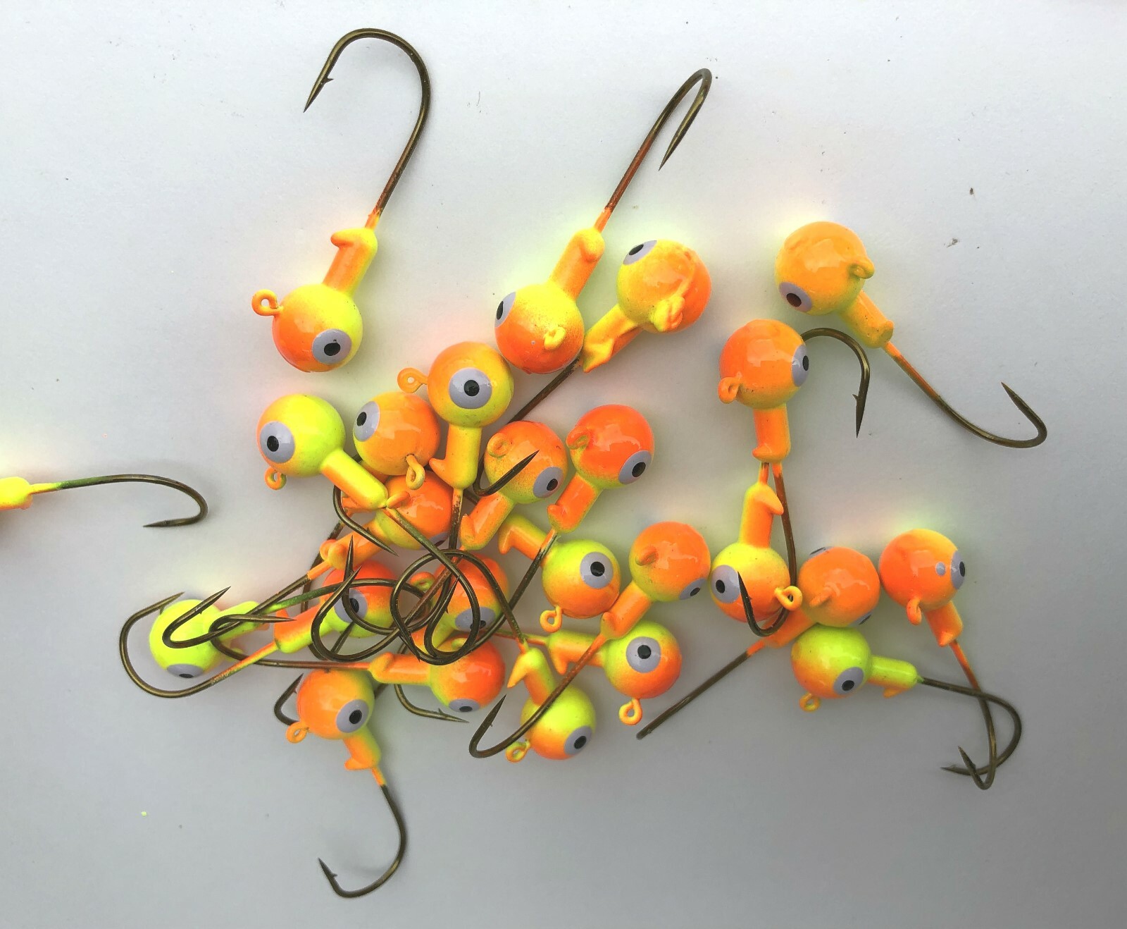 LuresPro 90 PCs combo 1/32 1/16 oz 1/8 3/16 1/4 oz Jigheads Fishing Crappie Bass