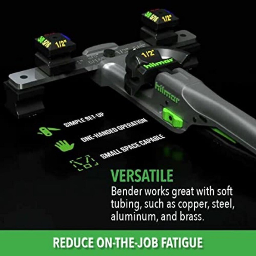 Hilmor 1839032 CBK Compact Tubing Bender Kit, 1/4" to 7/8", HVAC Tool CBPD