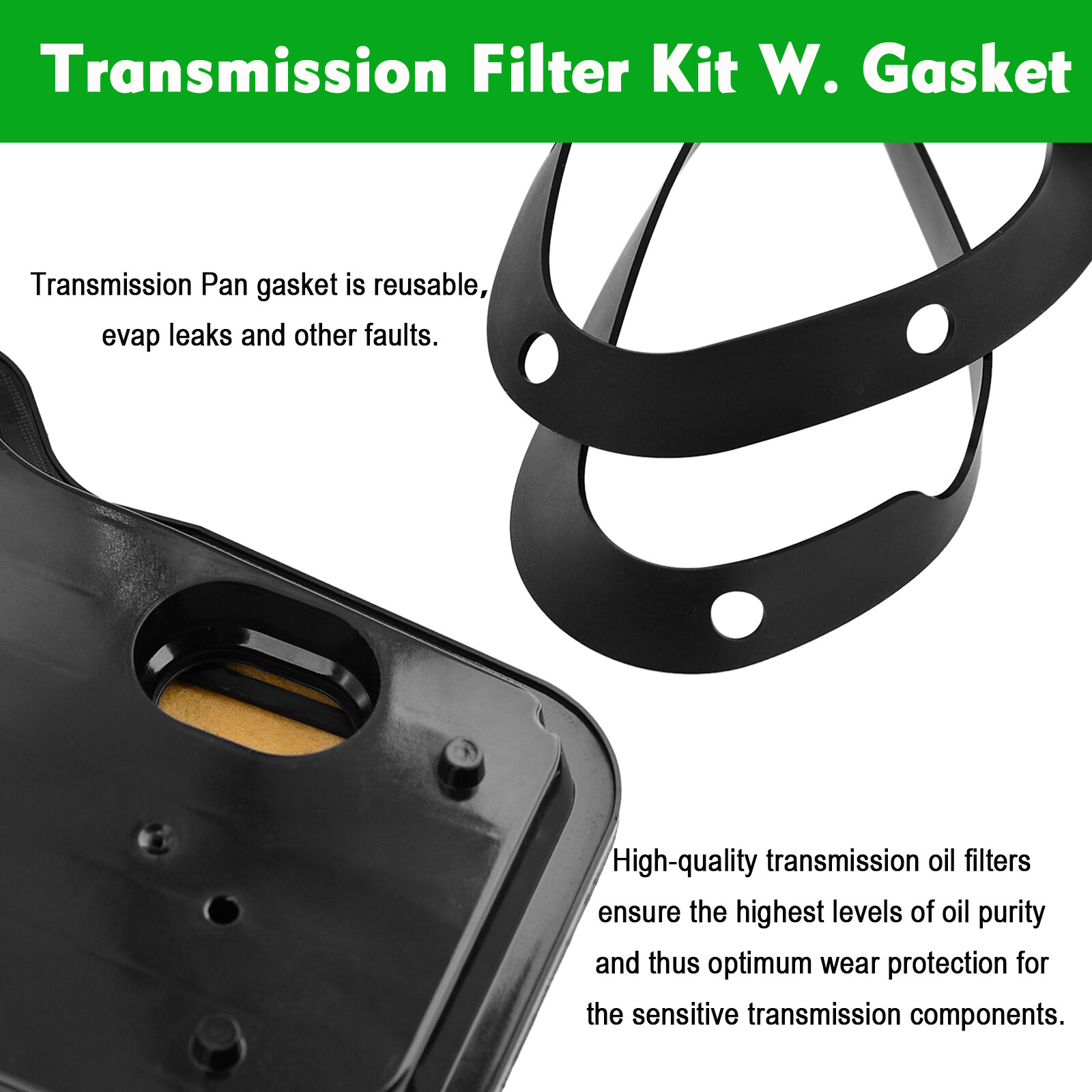 Replacement For Chevy Silverado 1500 GMC 4L60E Automatic Transmission Filter Kit