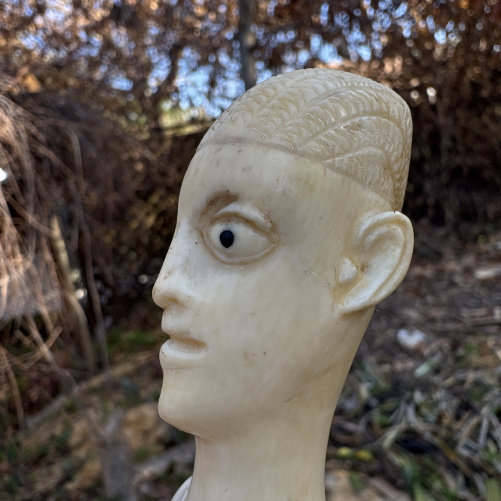 African Sculpture.130 Years Old 6.6 Inches Tall