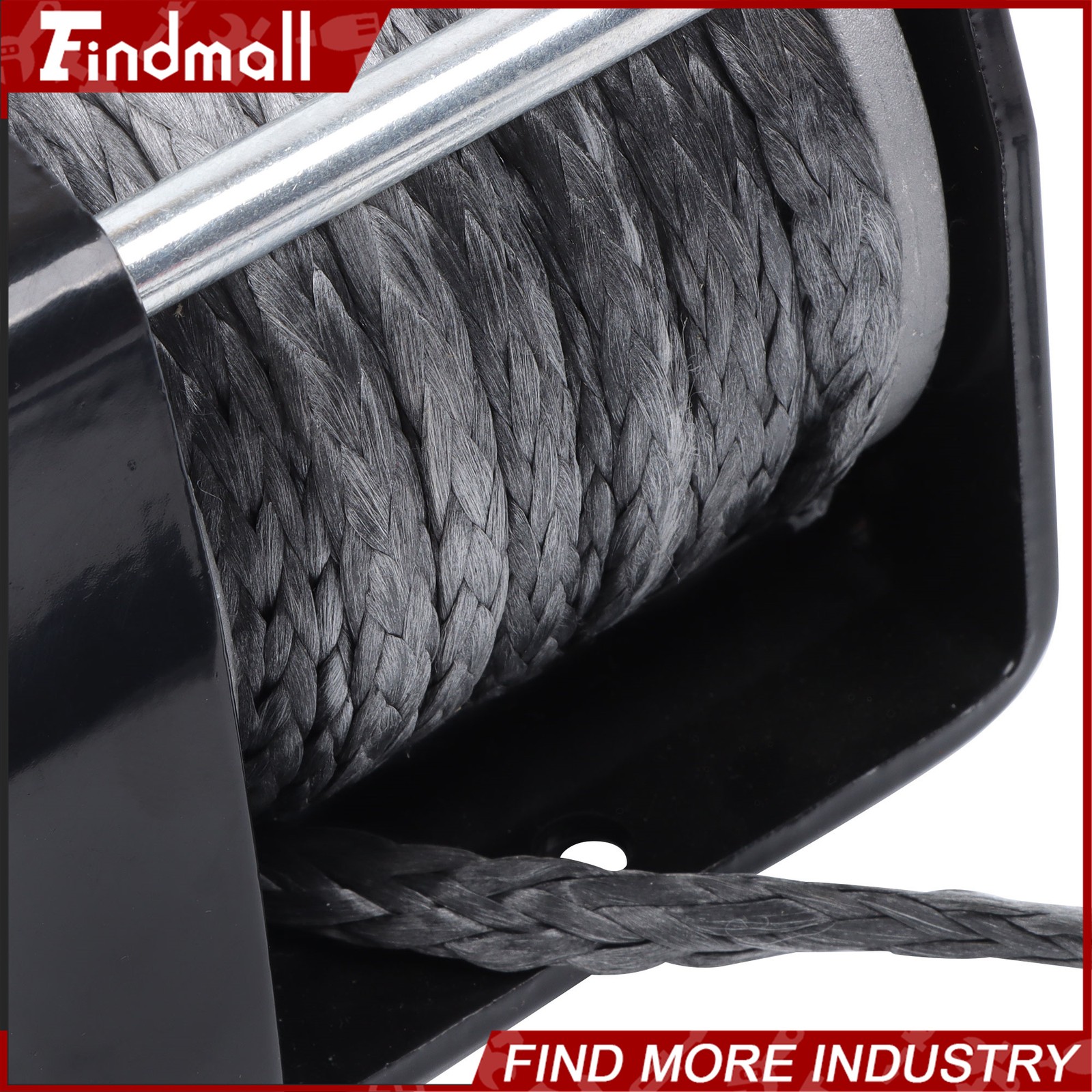 Findmall 3500lbs 12V Synthetic Rope Electric Winch w/ Wireless + Wired Remote