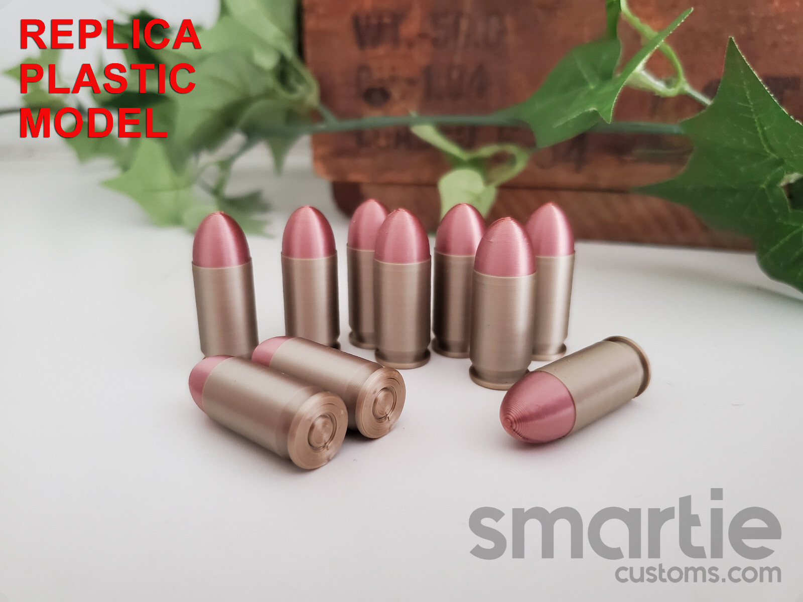 30 - FAKE .45 ACP Ammunition - Accurate Size Plastic Replica