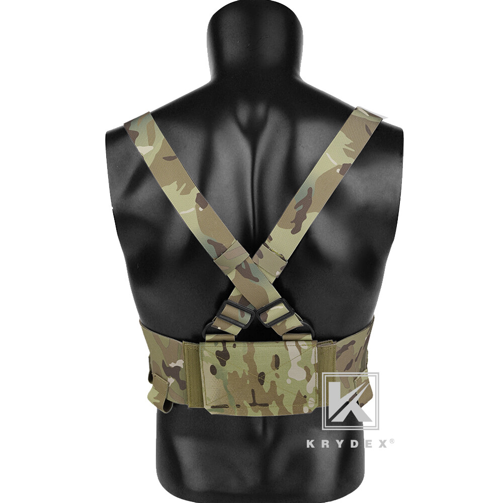 KRYDEX Concealed Carry Low-Vis 5.56 Ready Chest Rig Tactical Elastic Cummerbund