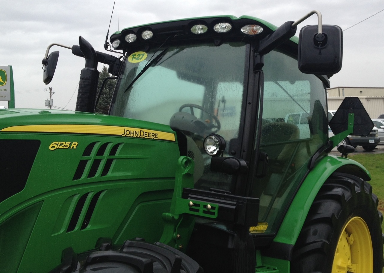 Large Size 7"x12" Universal Farm Tractor Mirror, for John Deere New Hollandunits