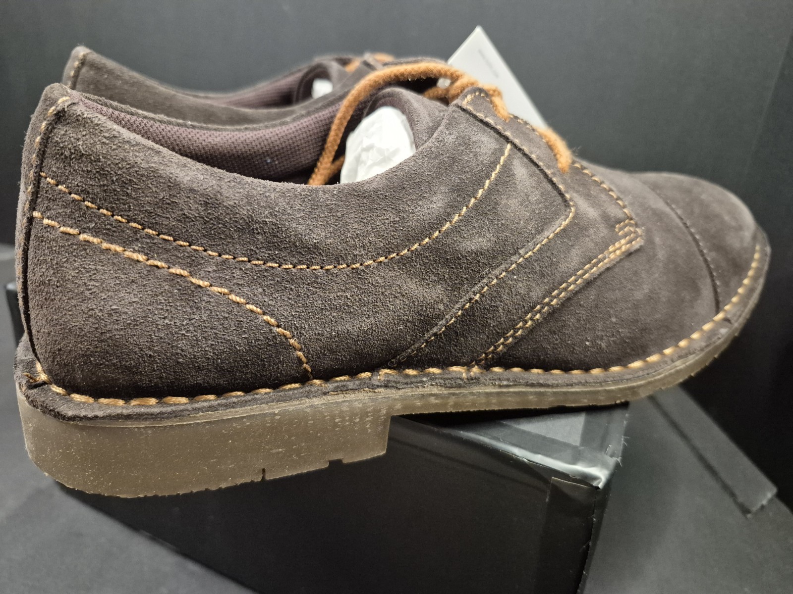 ROCKPORT ADIPRENE BY ADIDAS URBANEDGE CAP TOE BROWN SUEDE 10M V78320 NIB!