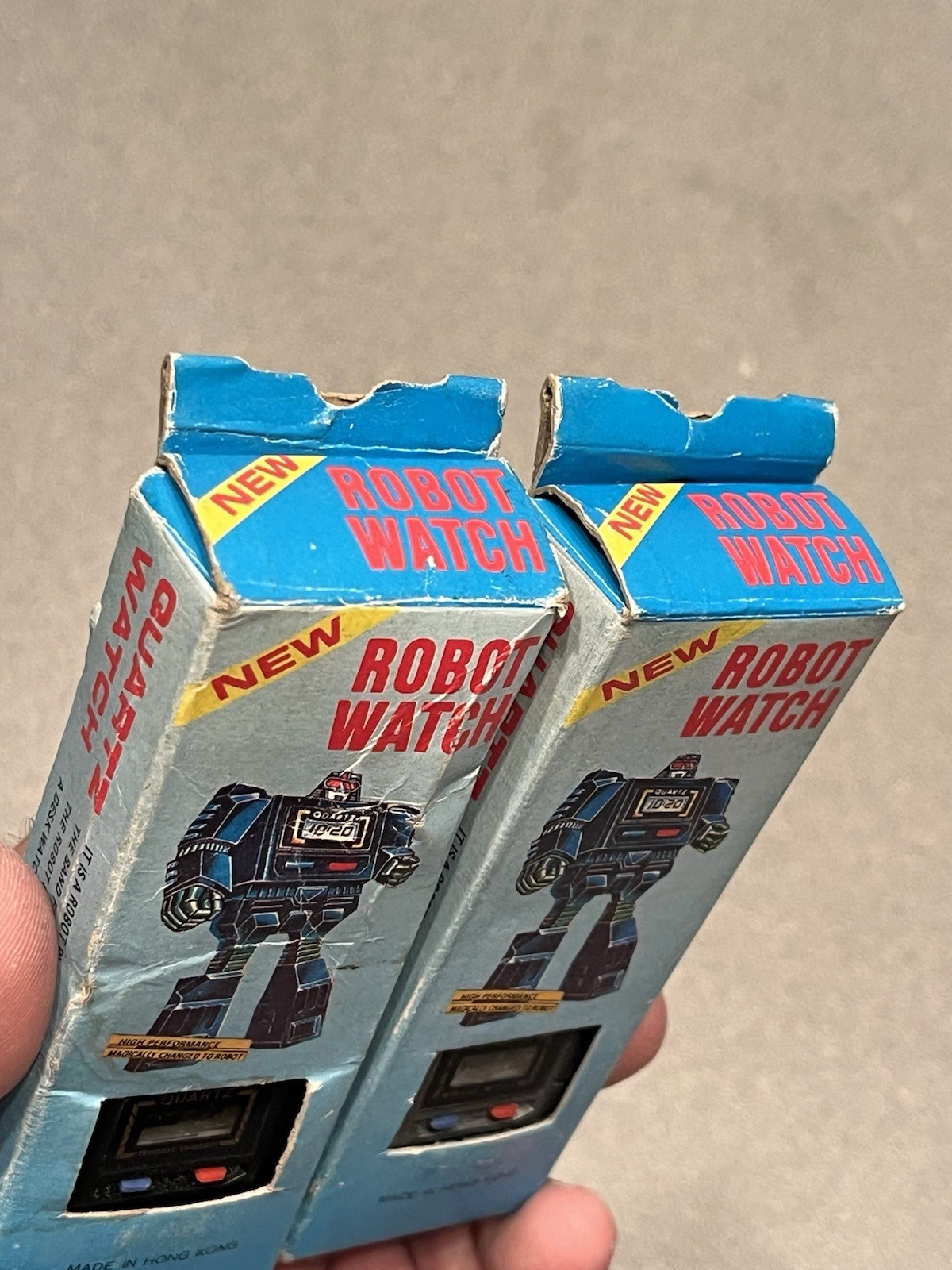 Vintage 1980's Robot Watch Transformer Hong Kong Open With Box Lot