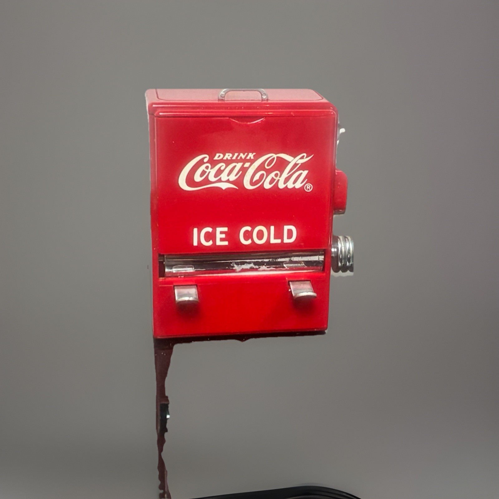 Vintage 1995 Coca Cola Toothpick Dispenser Holder Red Cooler Coke Collectible