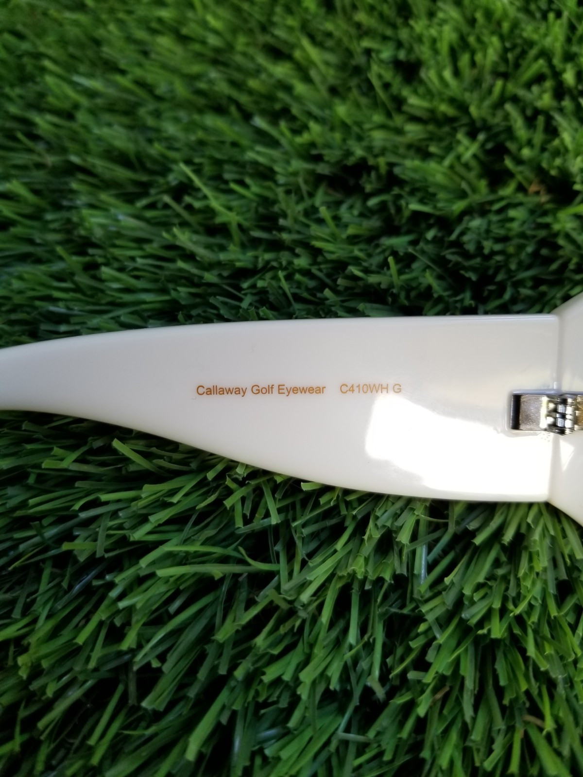 Callaway Ivory Golf Sunglasses Green NEOX Lenses Rhinestones C410WH G RARE