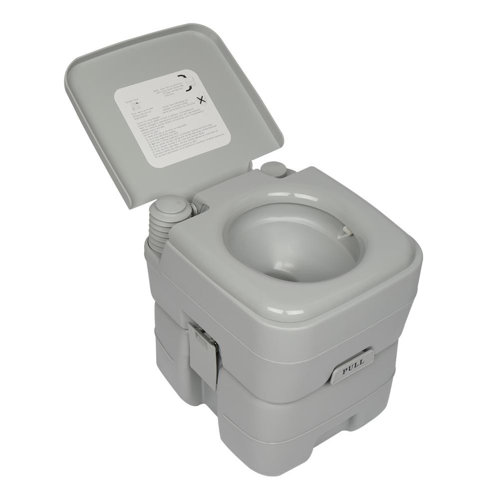 20L Portable Camping Toilet Flush Outdoor/Indoor Potty Commode Garden Hiking