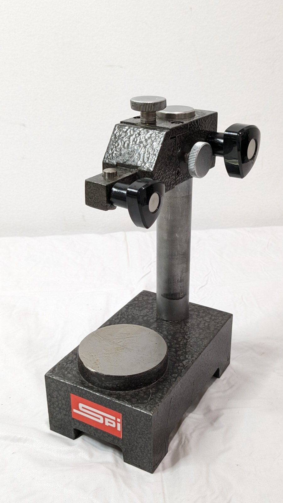 SPI Comparator/Indicator Stand 8" Post w/Round Flat Anvil 13-698-6