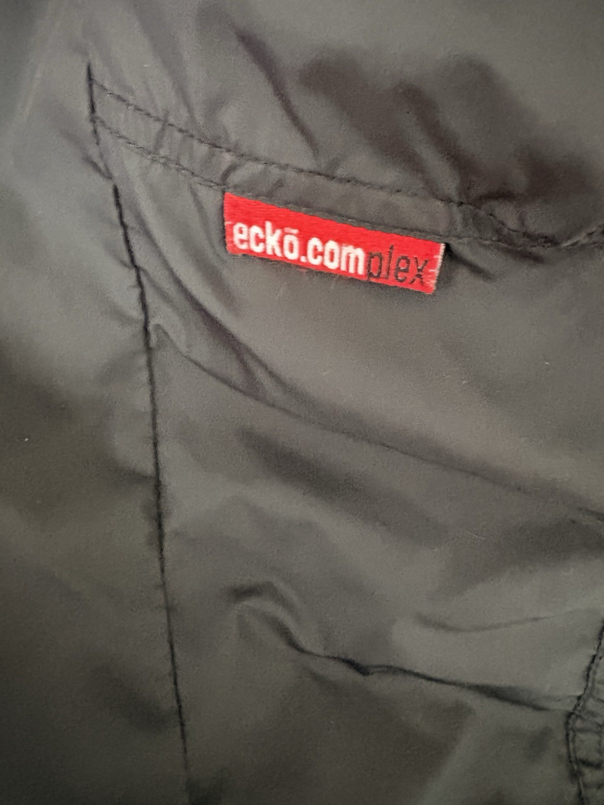 Vintage Ecko Marvel Wolverine SnowBoard Ski Pant Sz 30 Black Hologram Logo Korea