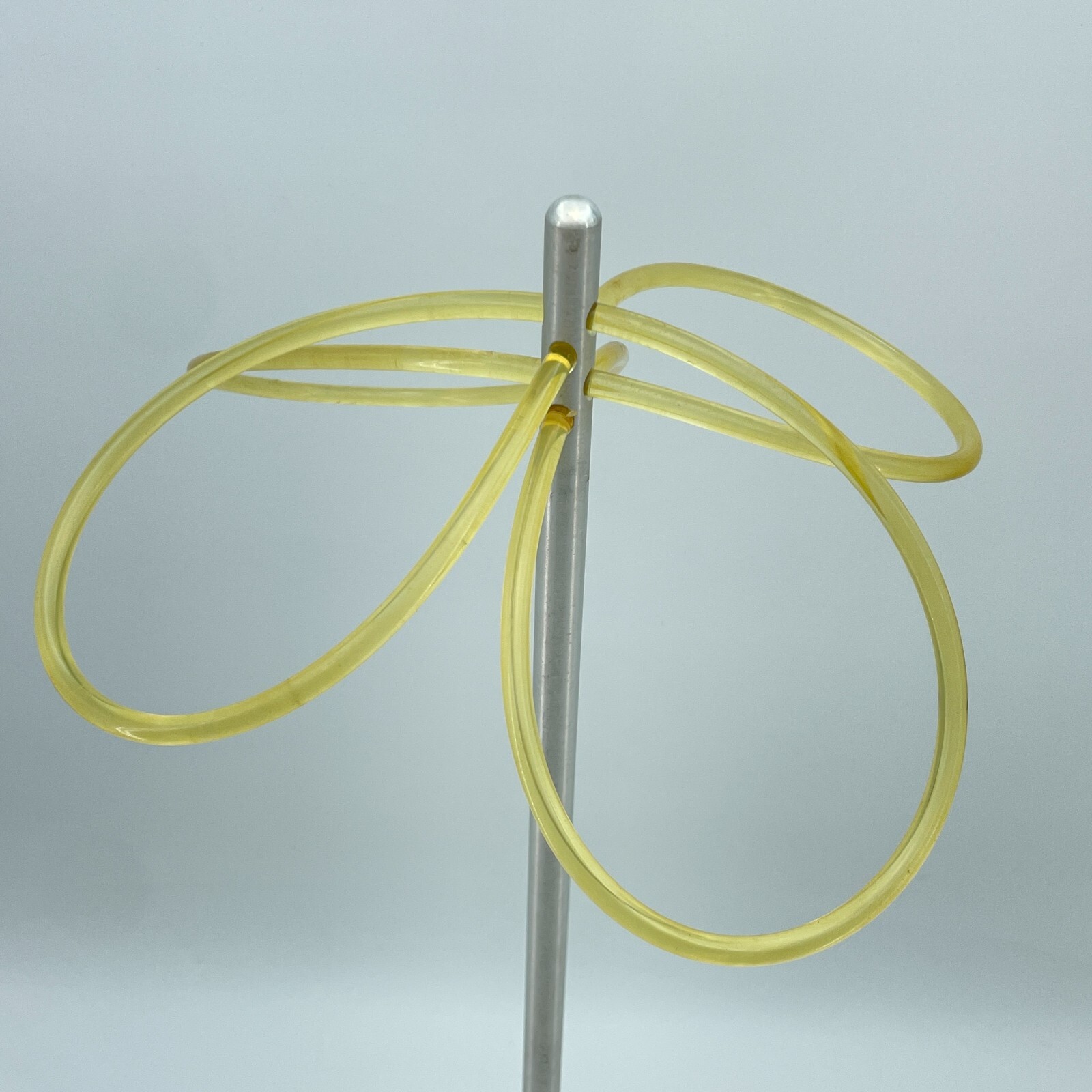 VINTAGE MCM Umbrella Stand Cloverleaf Lucky Clover Aluminum Silver Decor 25in