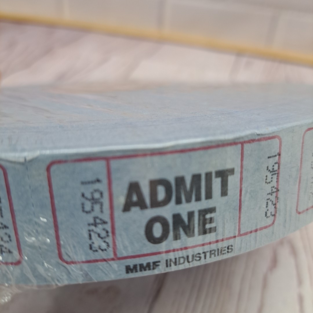 Admit One Raffle Tickets Roll of 2000 Made In USA MMF #215000147