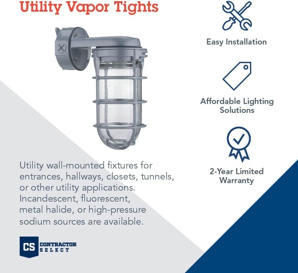 Explosion Proof Style Wall Mount Fixture Cage Retro Industry Light Commercial