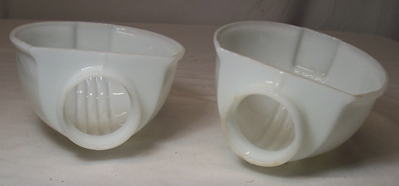 Vtg Porcelain Sconce Pair Antique Ceramic Light Fixture Art Deco USA #F48