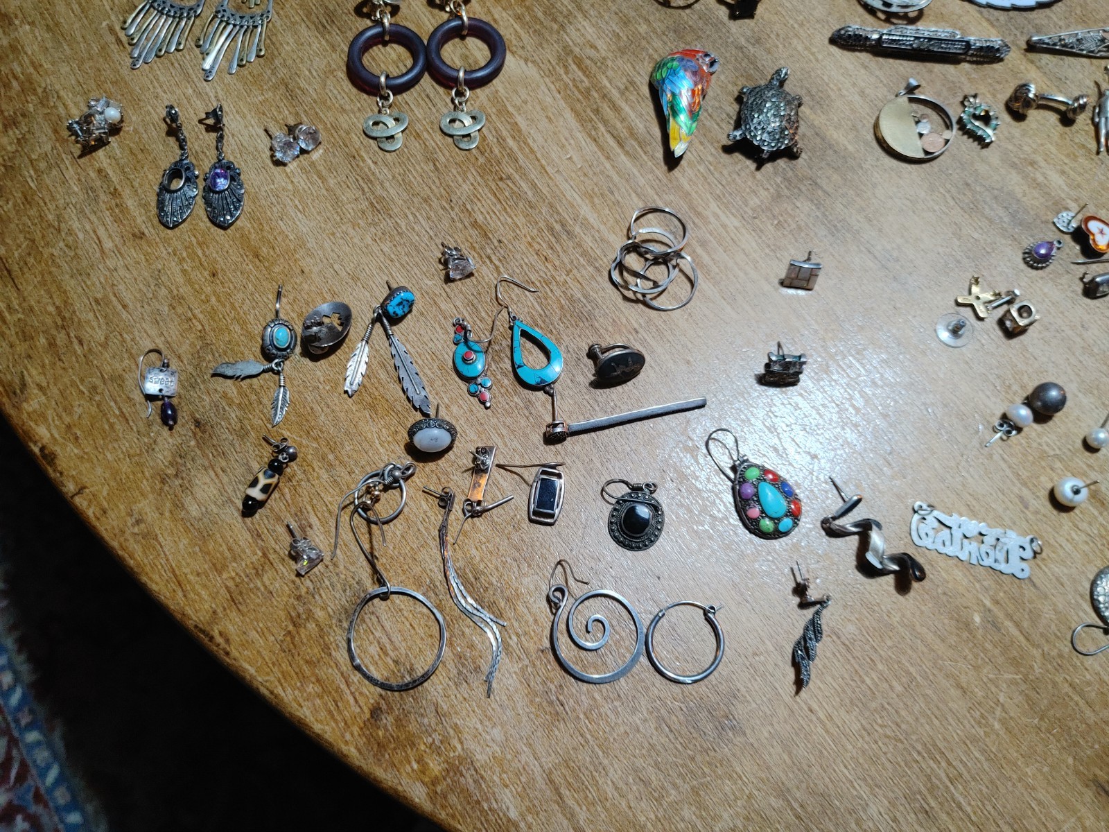 Large Sterling Silver Jewelry Lot 296 Grams