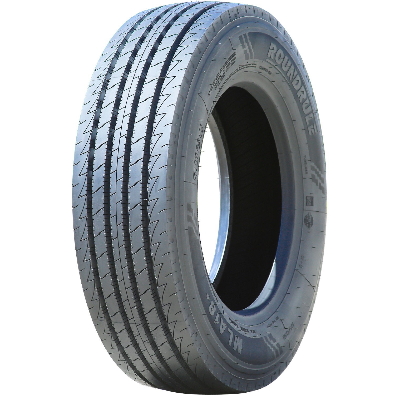 4 Tires Roundrule MLA18+ All Steel 245/70R19.5 H 16 Ply All Position Commercial