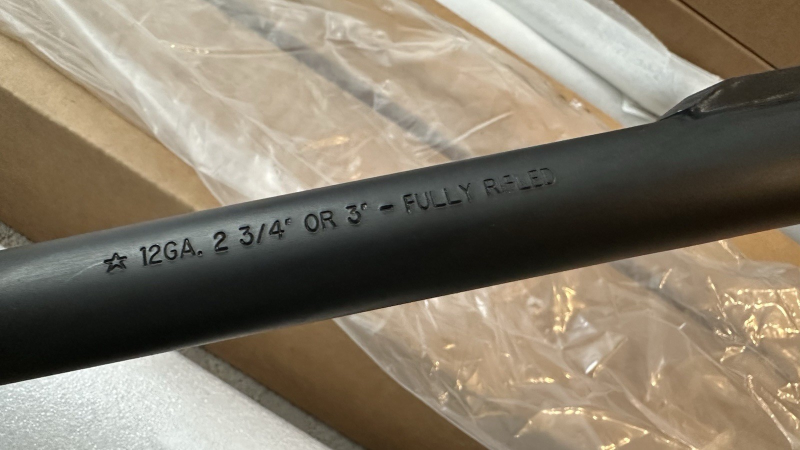 Remington 870 Express rifled slug barrel 12 ga 23" with cantilever mount base