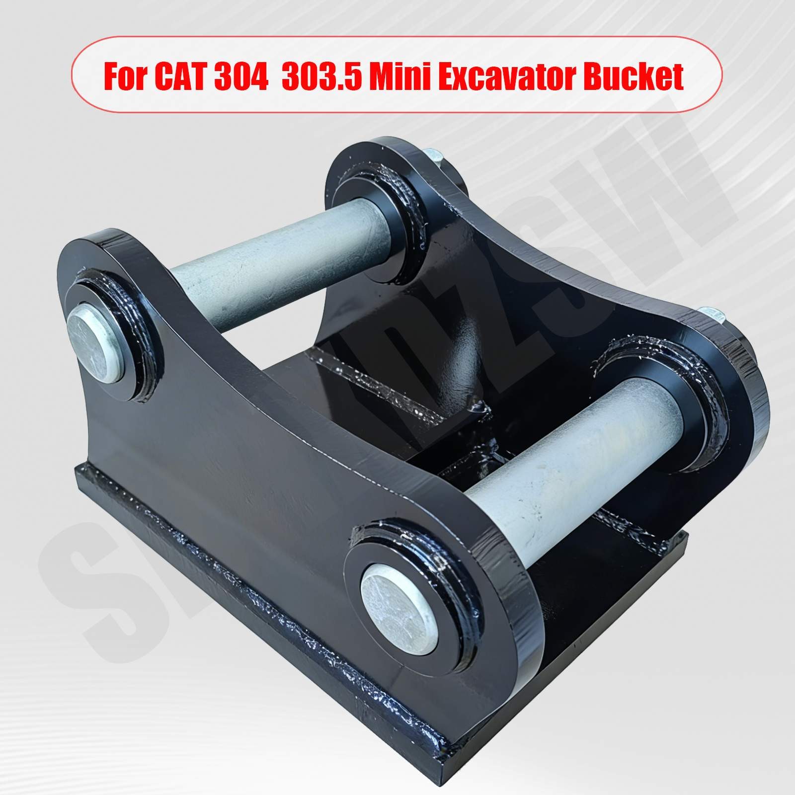 For CAT 304 303.5 Mini Excavator bucket ears Weld base plate and 40 mm pins