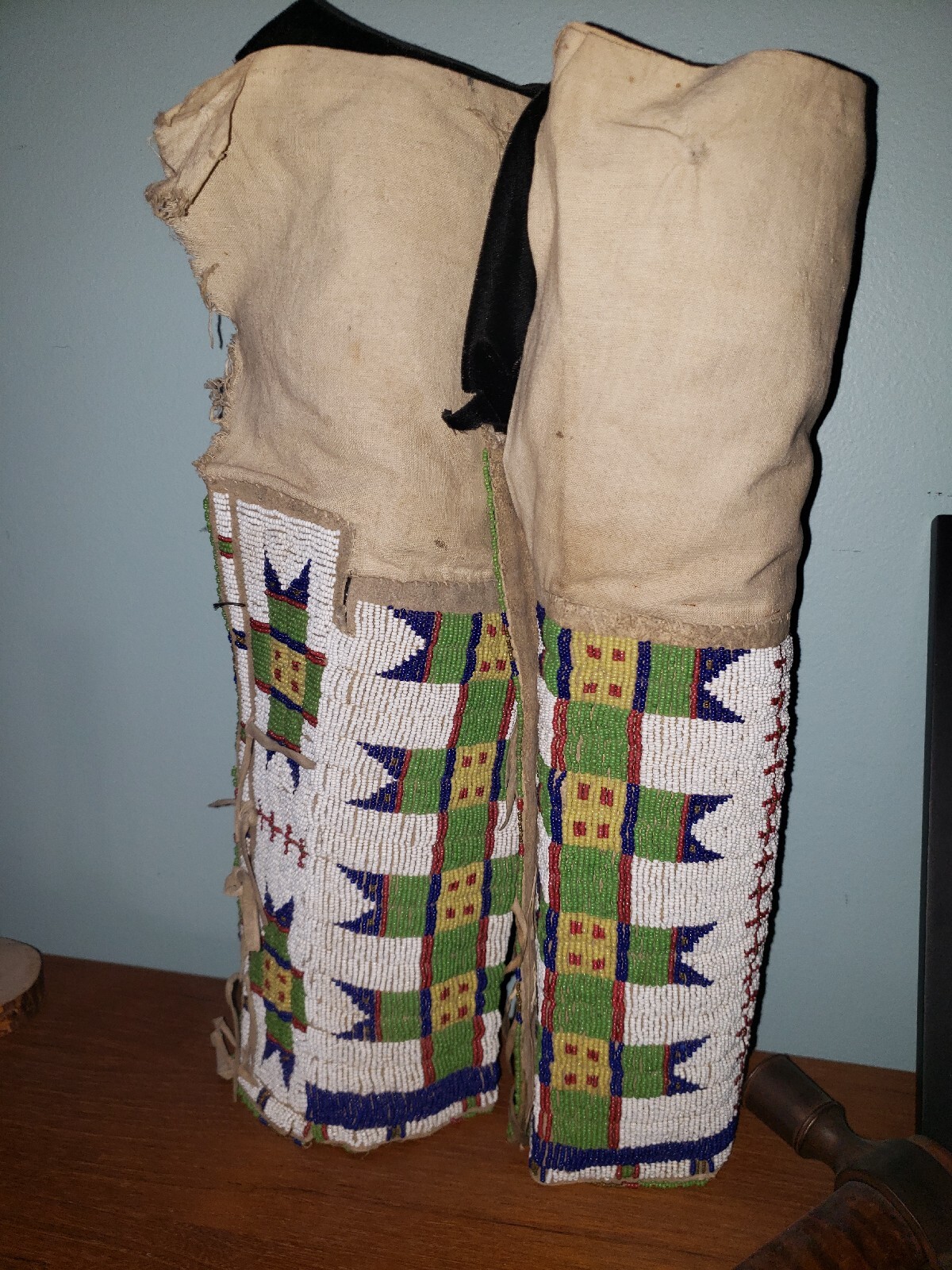 Lakota Sioux Plains Indian Beaded Leggings 1885