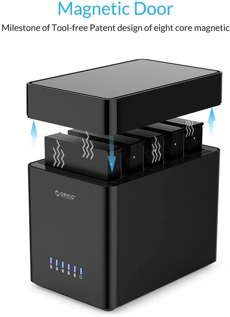 ORICO 5 Bay USB 3.0 Hard Drive Enclosure Magnetic-type 3.5Inch Hard Disk