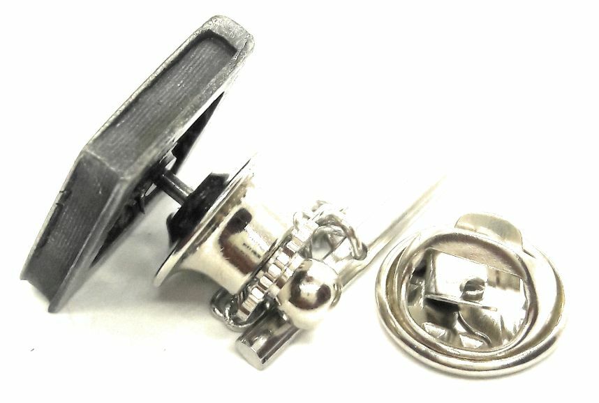 PEWTER LAWBOOK TIE TACK / LAPEL PIN