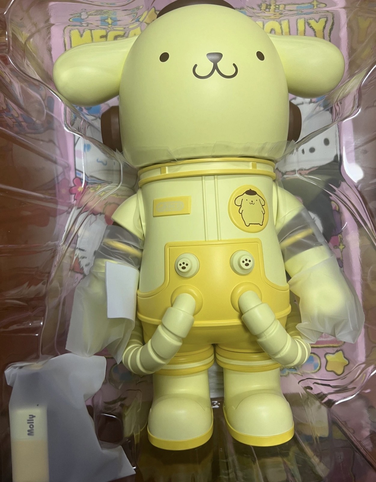 MEGA SPACE MOLLY 400% SANRIO FAMILY SERIES - POMPOMPURIN FIGURE BIRTHDAY GIFT