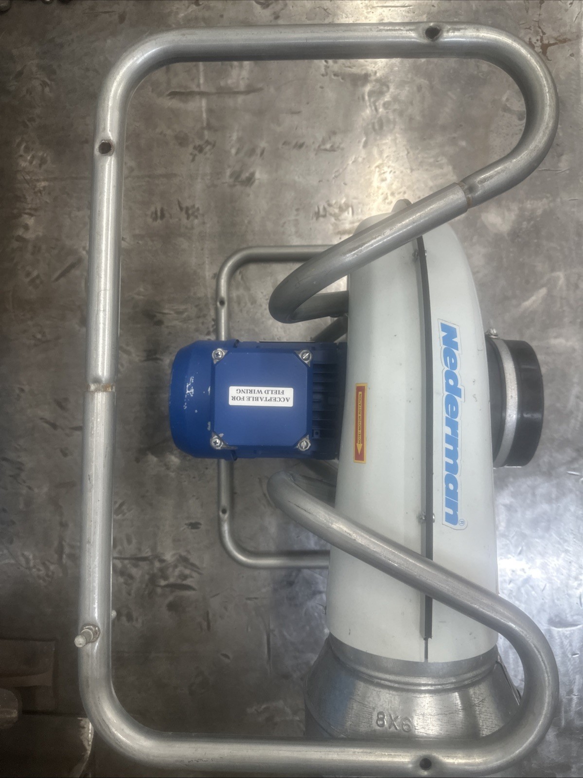 Fan Exhaust Fan Nederman 14511022 N24 Fan Assembly 230/460V 3 Phase 60HZ 1.5 HP