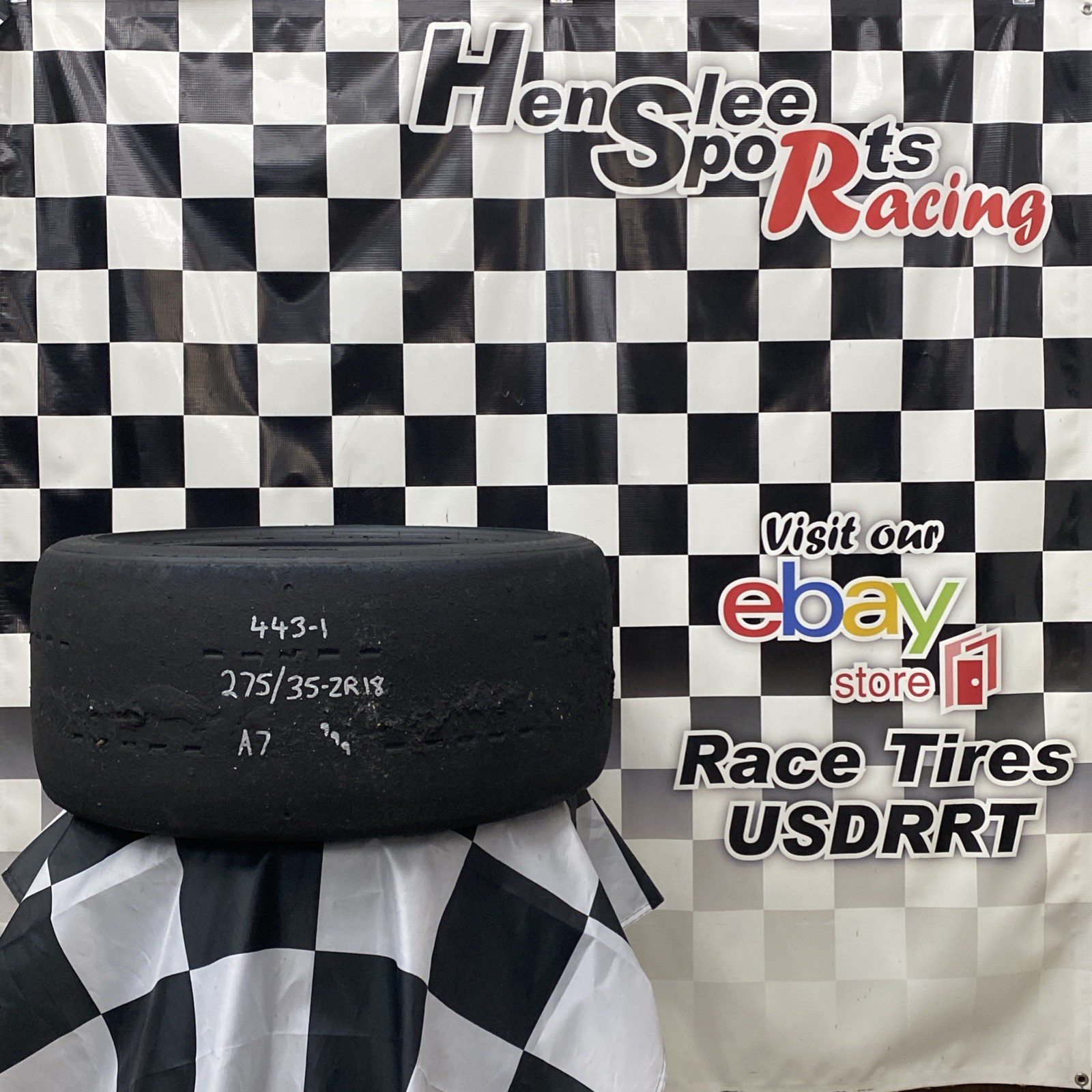 443-1 USDRRT HOOSIER DOT Road Race / Auto-X  Tire.      275/35  ZR18   A7