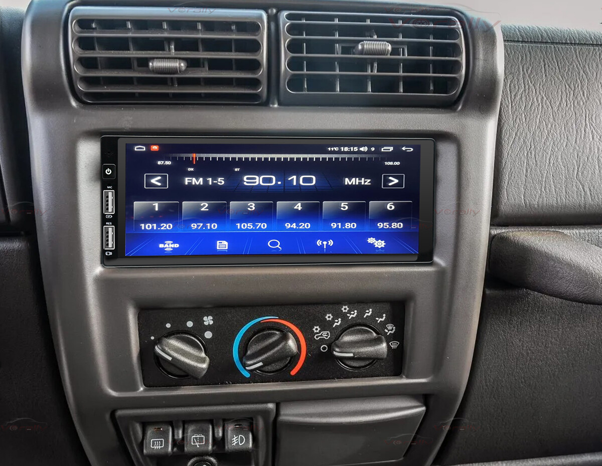 For Jeep Wrangler 1997-2002 Jeep TJ Apple Carplay Stereo Radio Android Nav Play